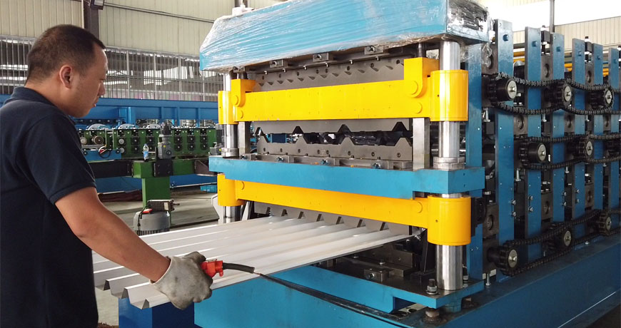 Triple Layer Roll Forming Machine