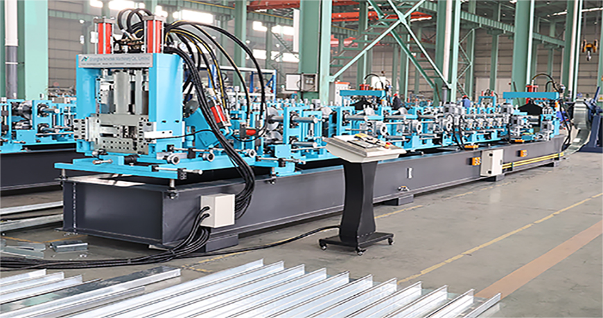 Pre-Punch CUZ Purlin Roll Forming Machine Machine