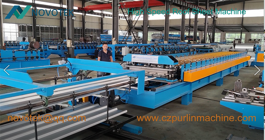 Roof Sheet Roll Forming Machine