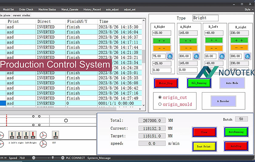 Control System of Automatic CU Purlin Machine